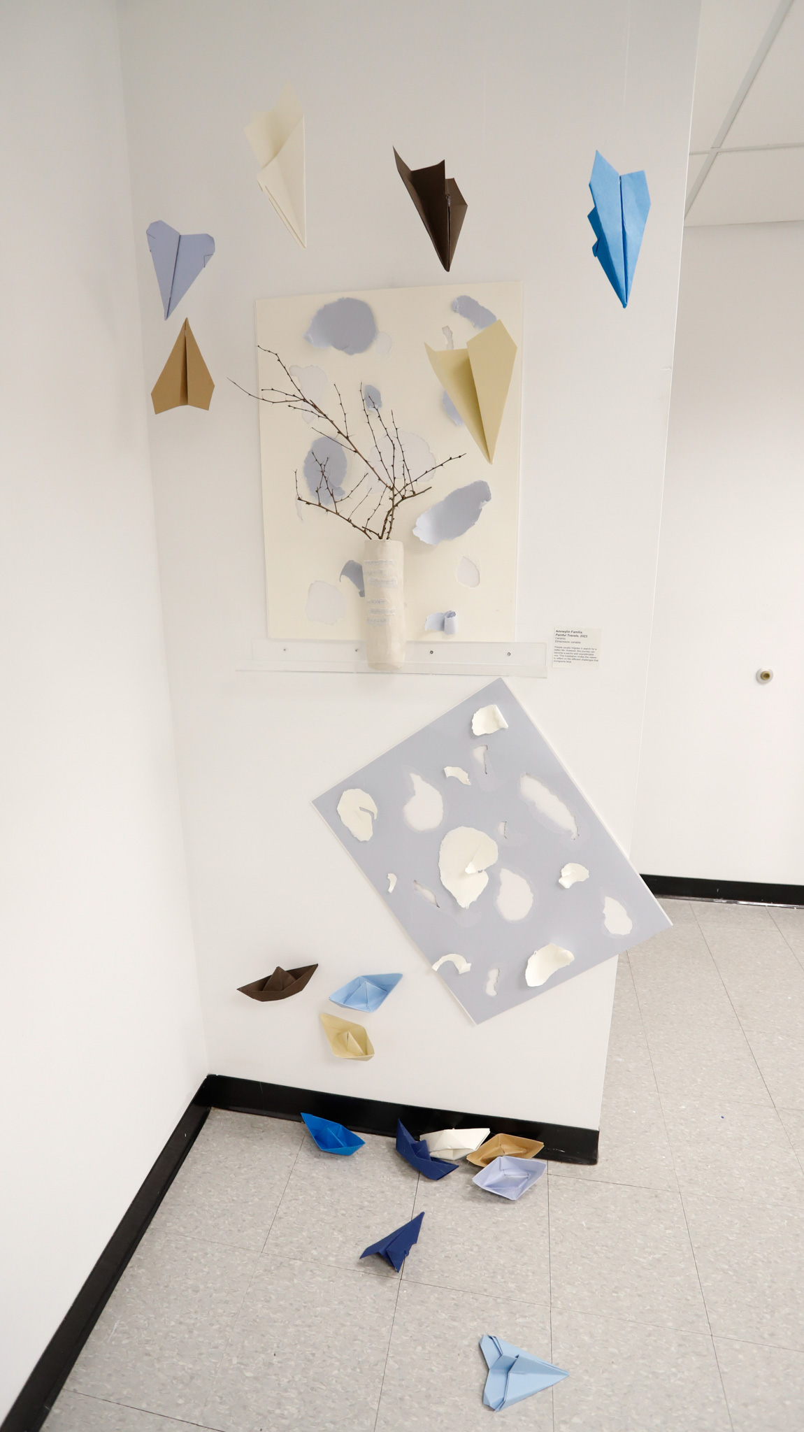 Integrative Studio II Show at Finley Gallery, February 2023