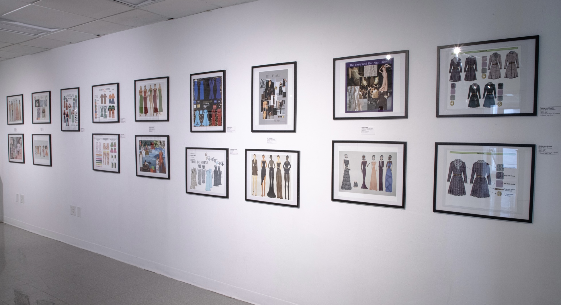 Fashion Illustration Show at Finley Hall, February 2023