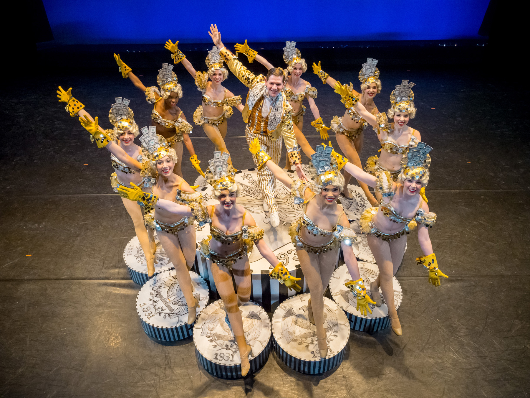 Dancers pose for photo