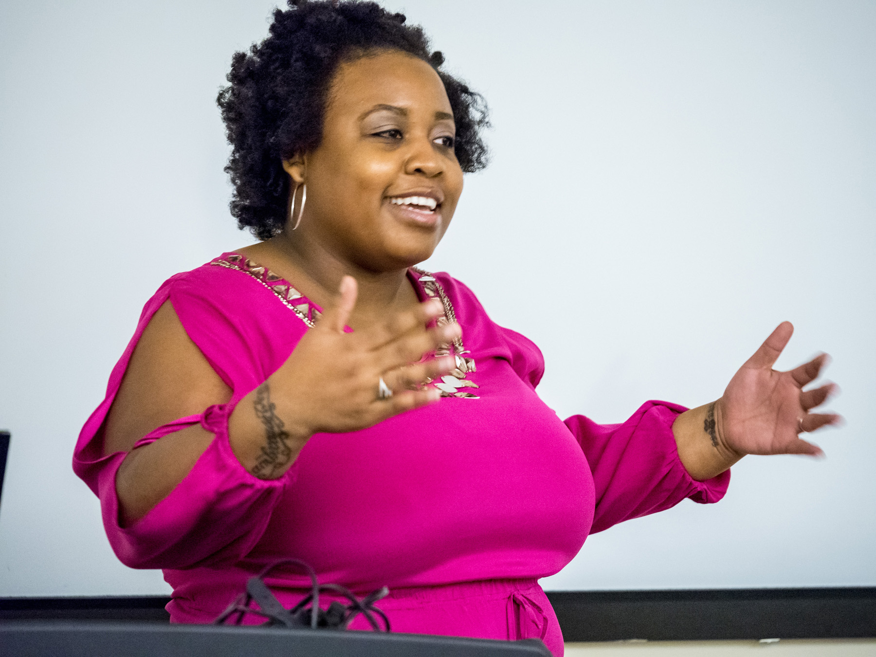 Ebony White discusses her research.