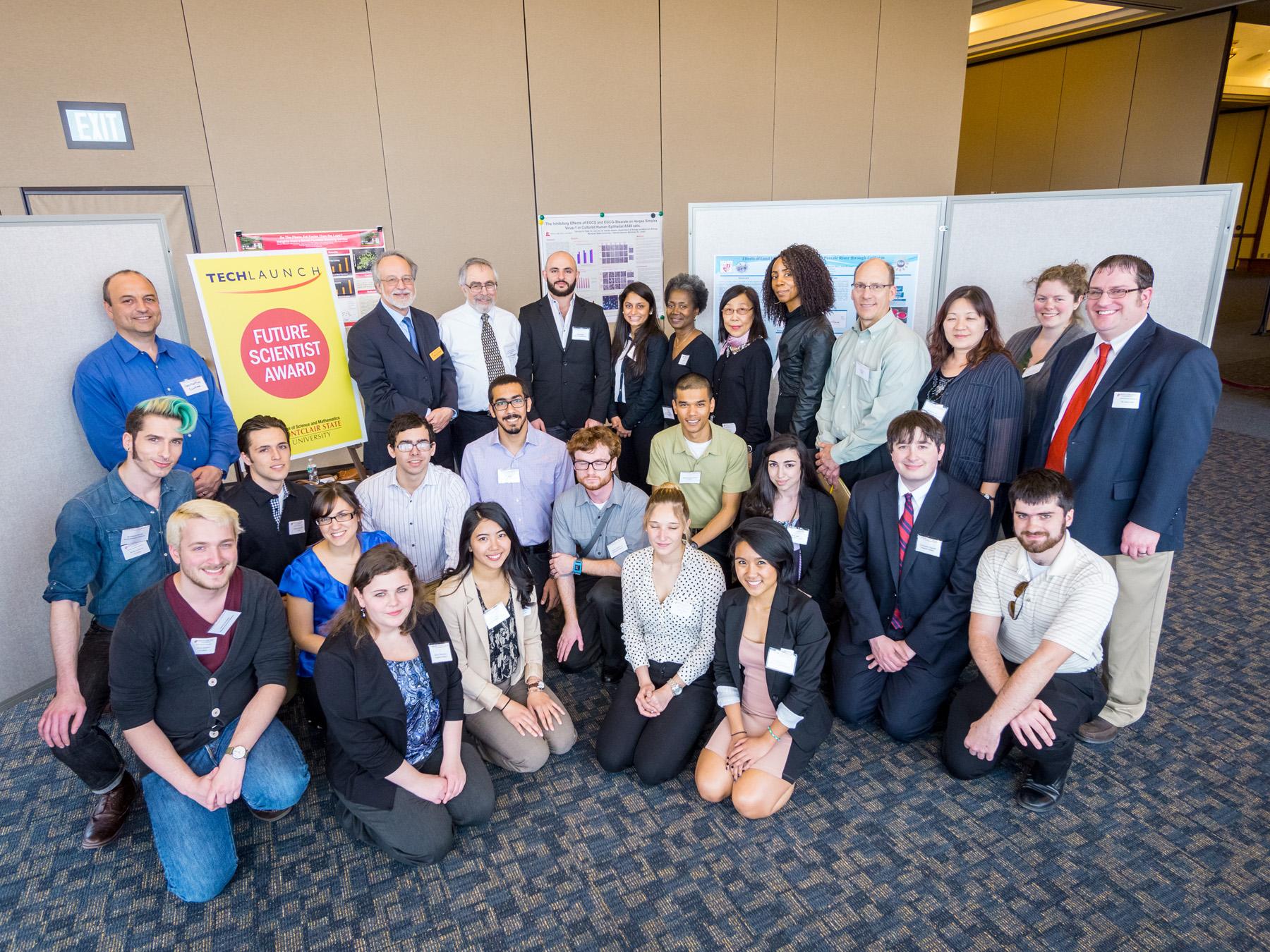 The participants of the 2014 TechLaunch Future Scientist Award competition.