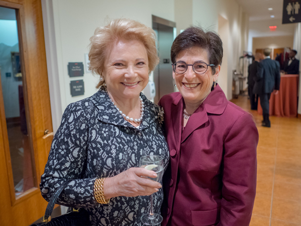 Mary Kasser Mochary and President Susan A. Cole