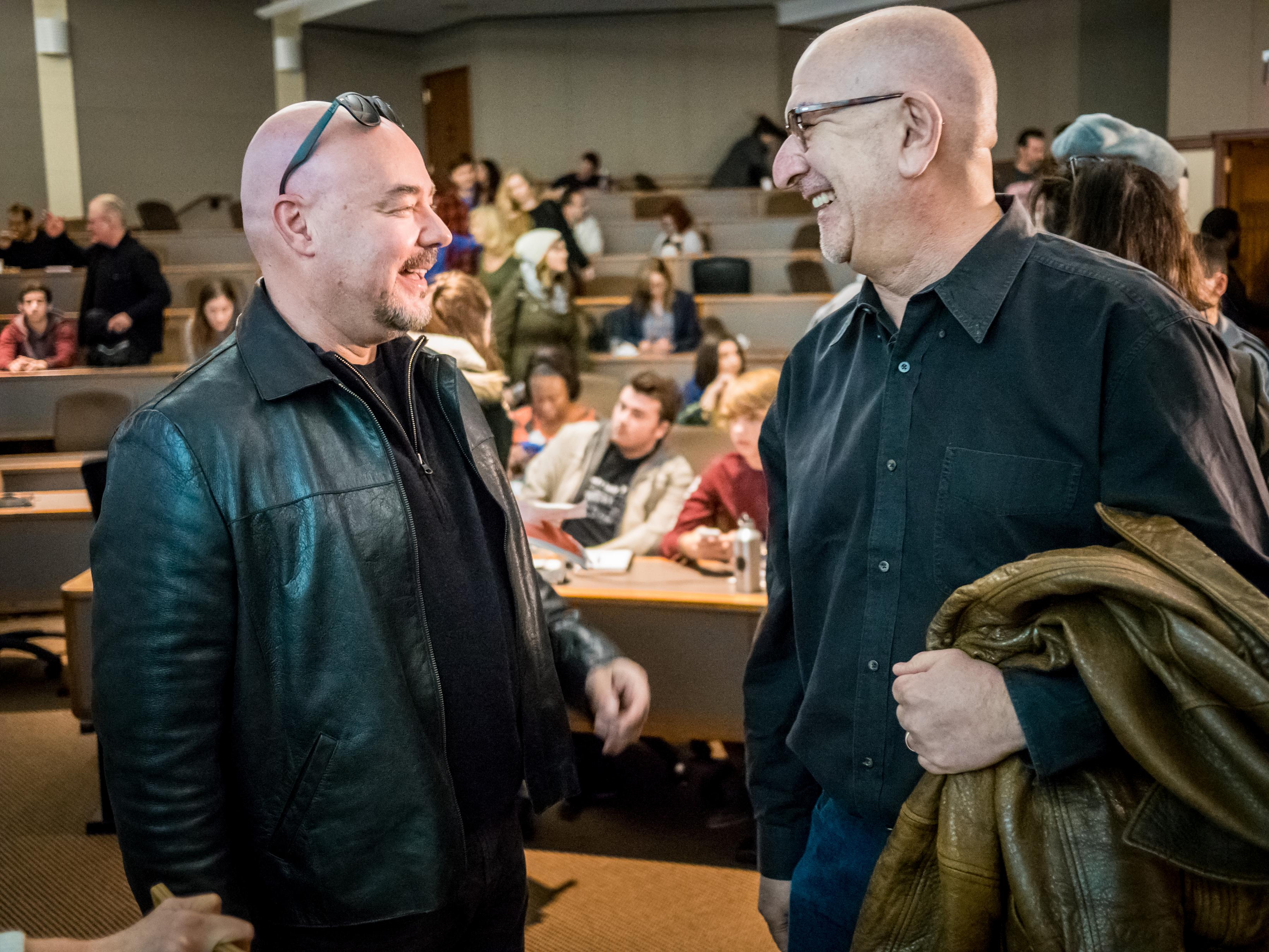 From left to right, Joel Stillerman, President of Original Programming and Development for AMC and Sundance TV and Michael Slovis, the acclaimed cinematographer and director on such shows as "Breaking Bad", "Game of Thrones", and "The Affair".