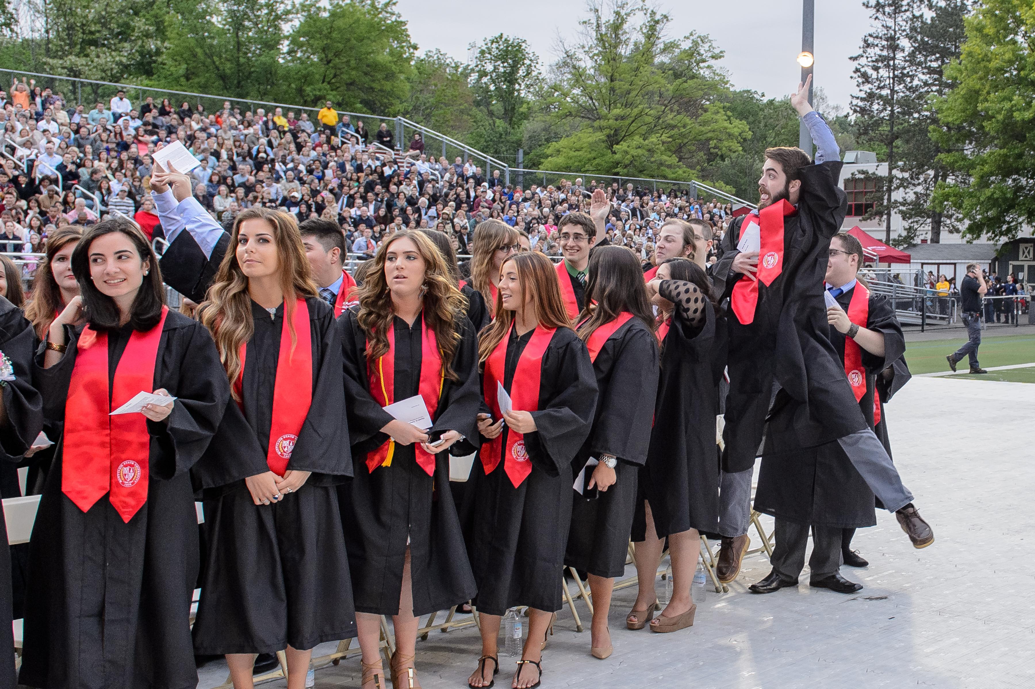 The College of the Arts graduates at Convocation, 2015.