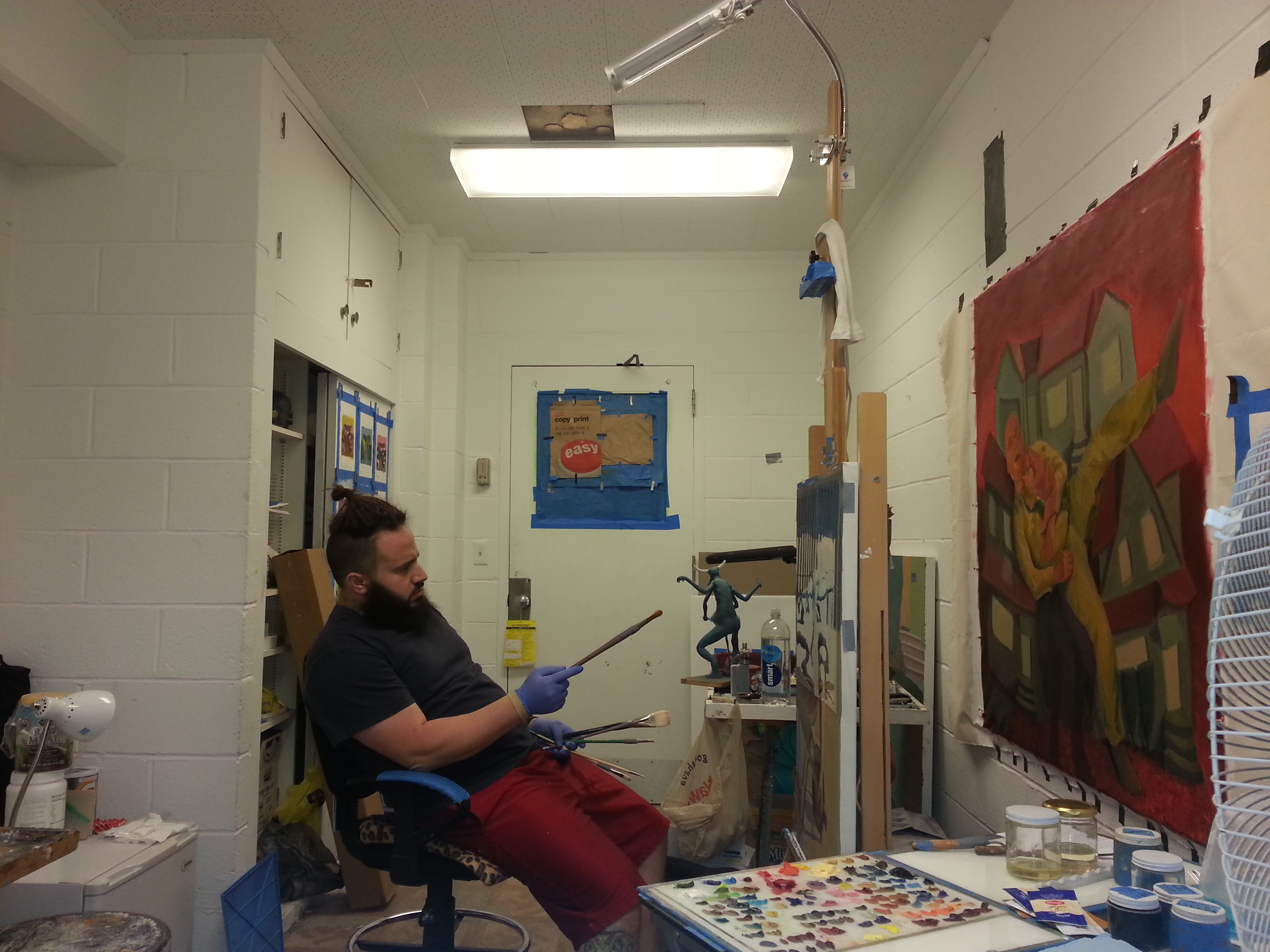 Graduating senior Anthony Coplan will be showing his work at the BFA Thesis Show, starting May 12th, 2016.