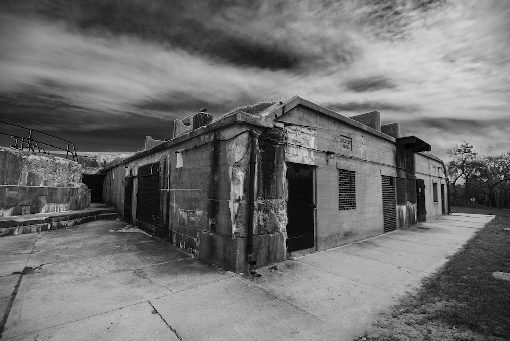 Image by rising Art Education senior Sandra Mueller, whose Sandy Hook project explored post-apocalyptic architecture.