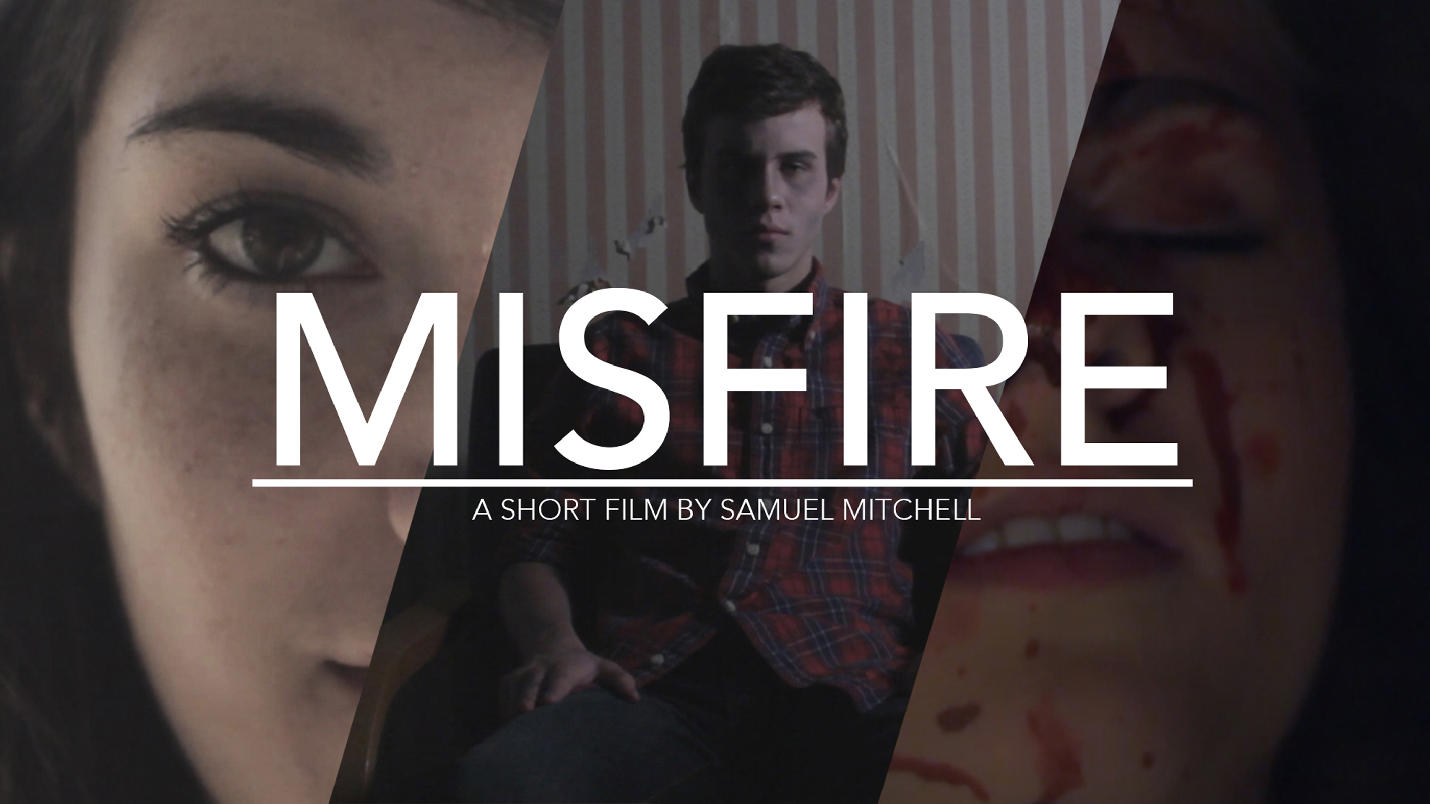 "Misfire" film poster, part of the New Visions from MSU short film lineup at the 2015 Montclair Film Festival.