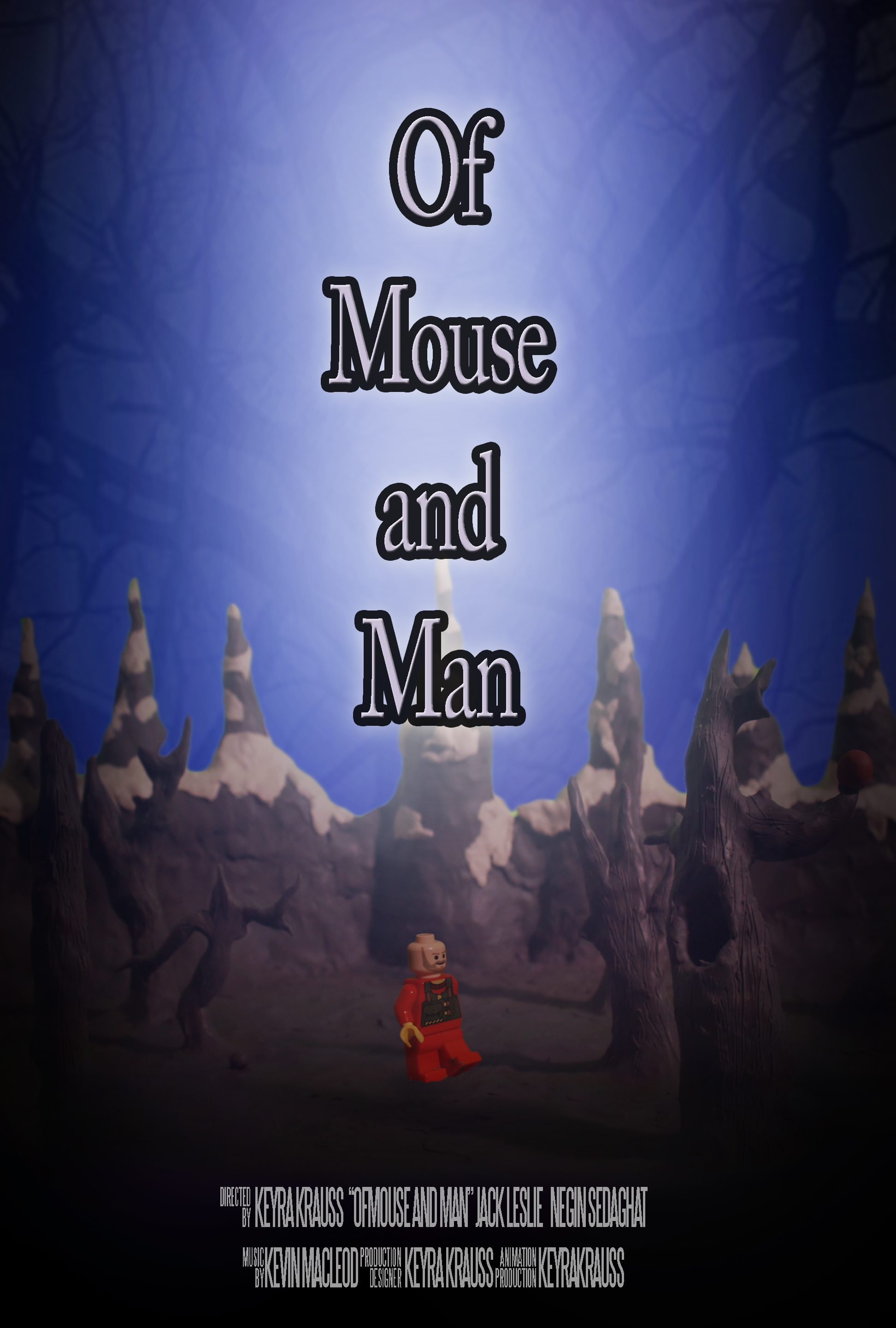 "Of Mouse and Man" film poster, part of the New Visions from MSU short film lineup at the 2015 Montclair Film Festival.