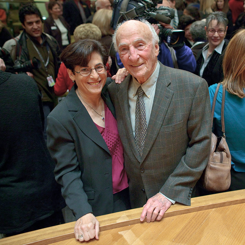 John J. Cali with President Susan A. Cole