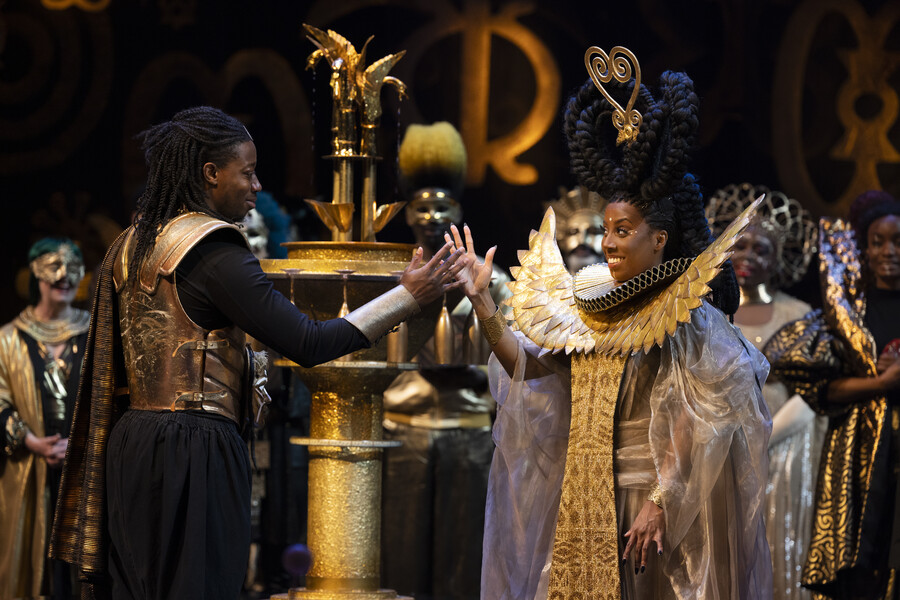 RSC stage still of Much Ado About Nothing