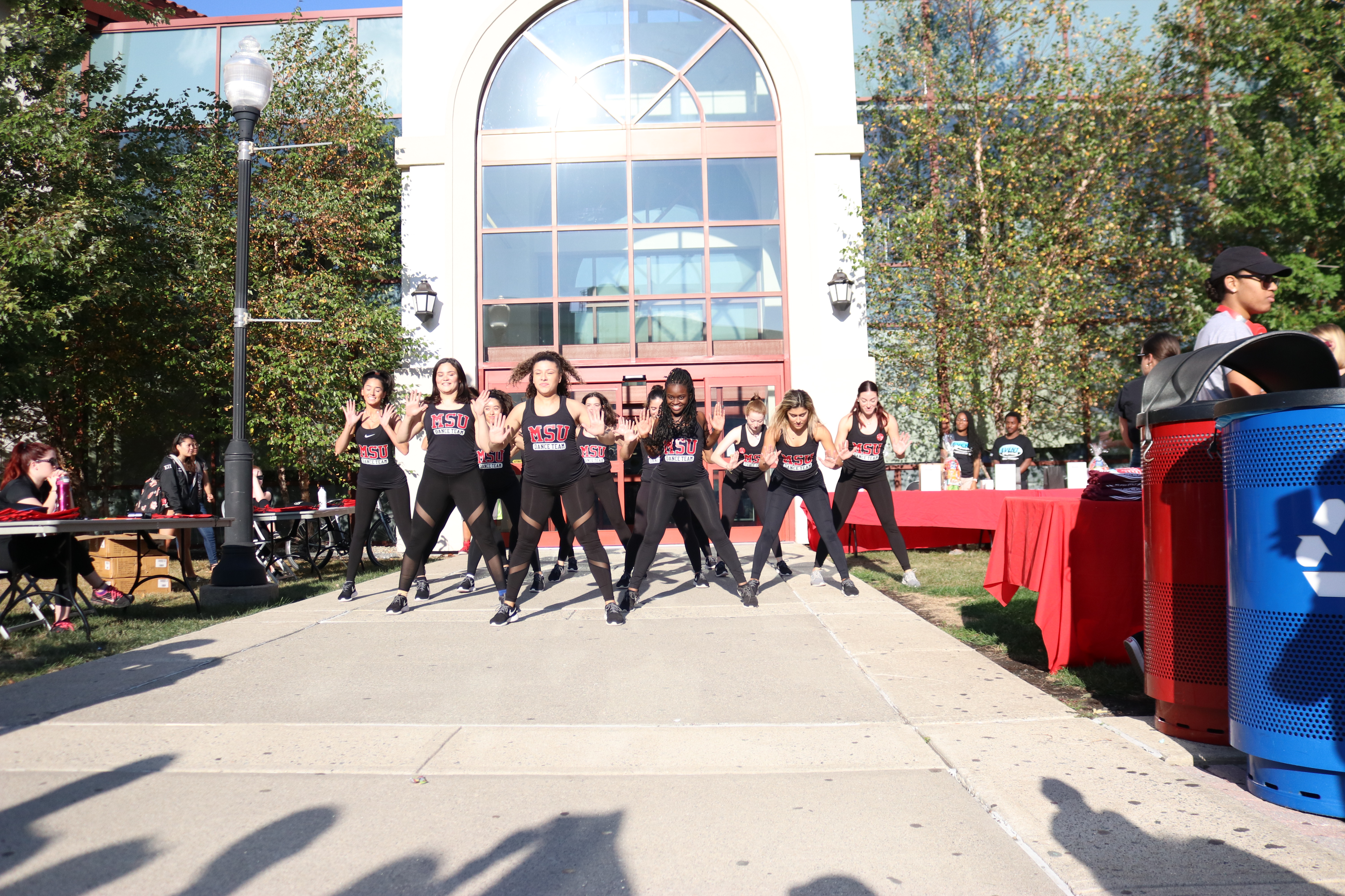 Montclair State Dance Team Performing at Rec Fest