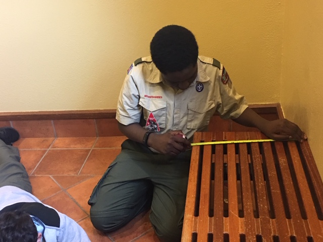 scout measuring bench