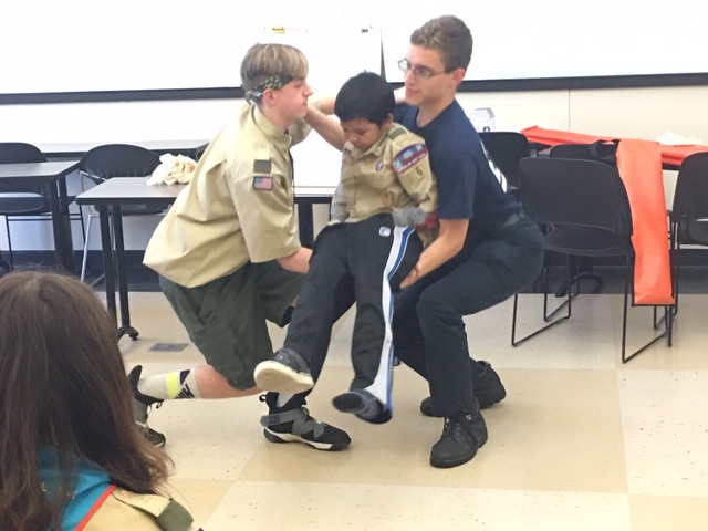 first aid demonstration