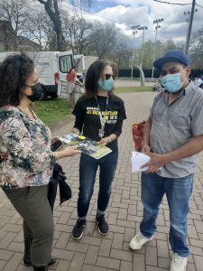 Volunteers in Brookdale Park