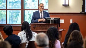 Byan Murdock speaks to students