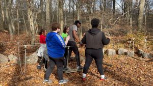 NextGen students bonding outdoors