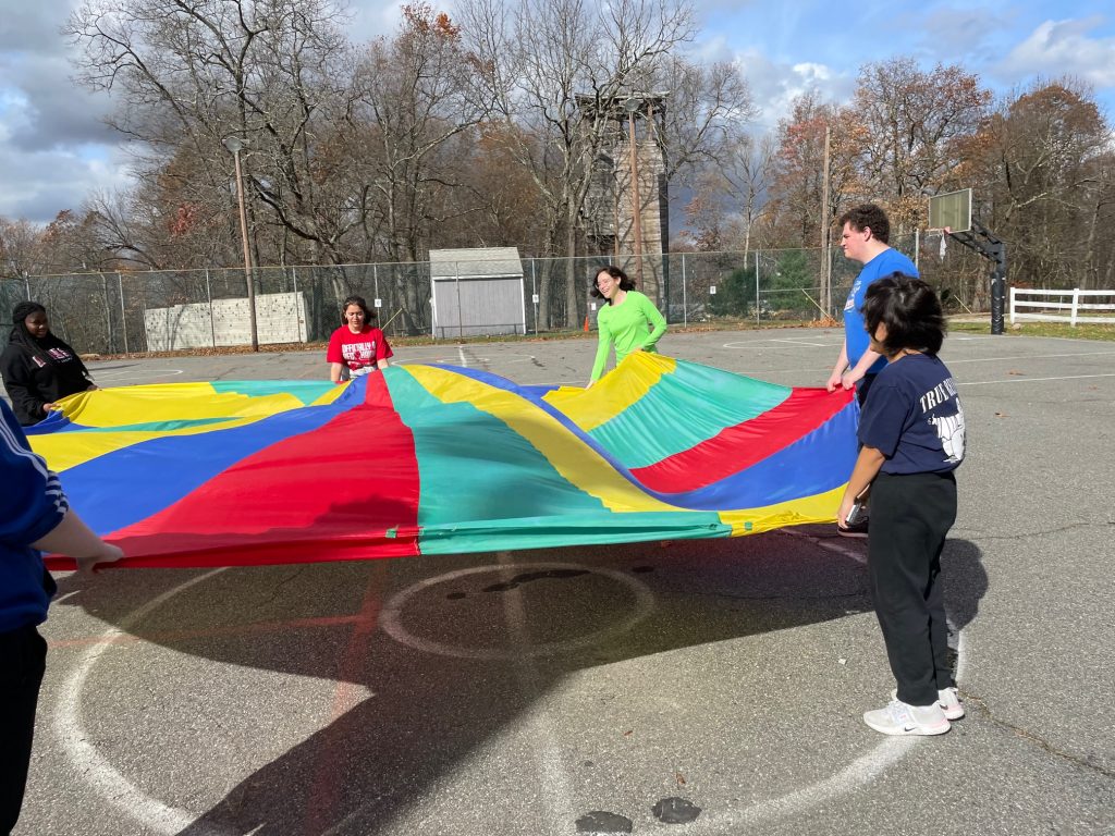 NextGen student in team building activity