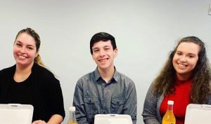 Choose NJ Interns on a lunch break