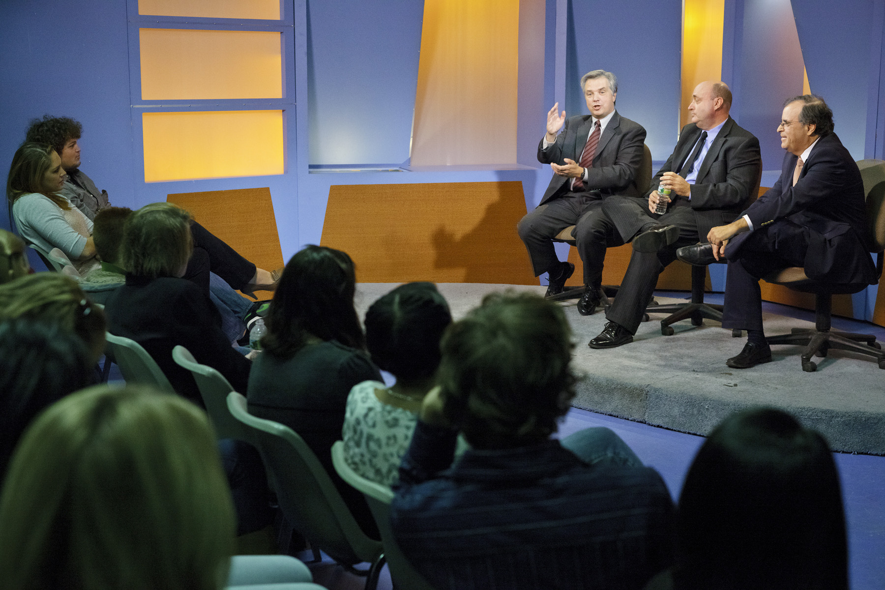 Kaminski recalls how when he first came to Montclair State, the broadcasting department and the TV studios were in the basement of College Hall.
