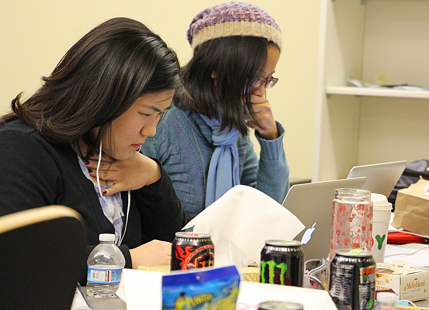 Participants in "Hack Jersey," NJ's first-ever journalist-tech hackathon, that was held at Montclair State Jan. 26