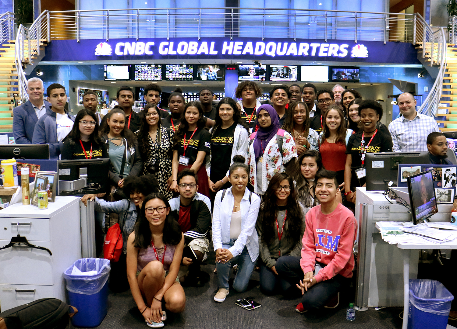 Program Participants Visit CNBC