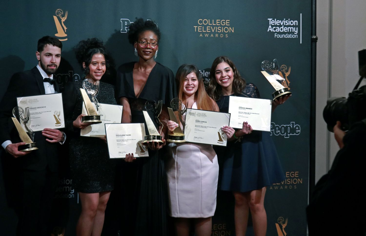 winners after ceremony