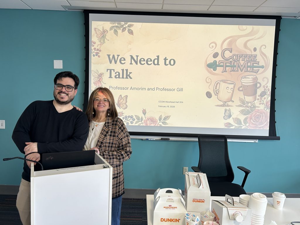 Professor Meghan Gill posing for a photo for the Public Resource Speech Center's event "We Need to Talk."
