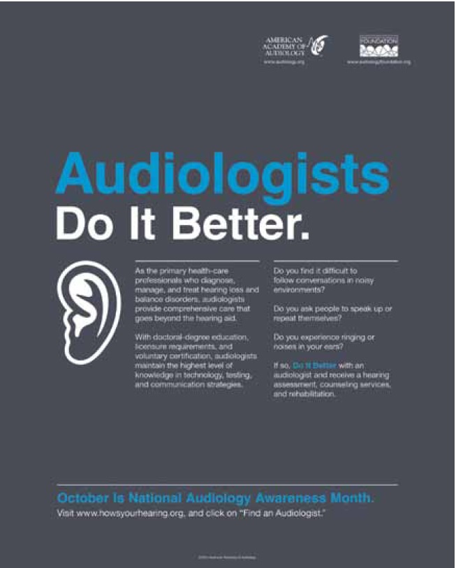 Celebrate National Audiology Awareness Month This October