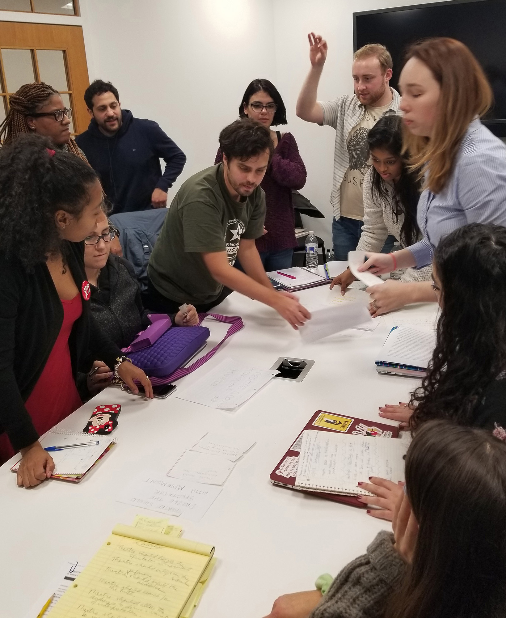 Developing the work...