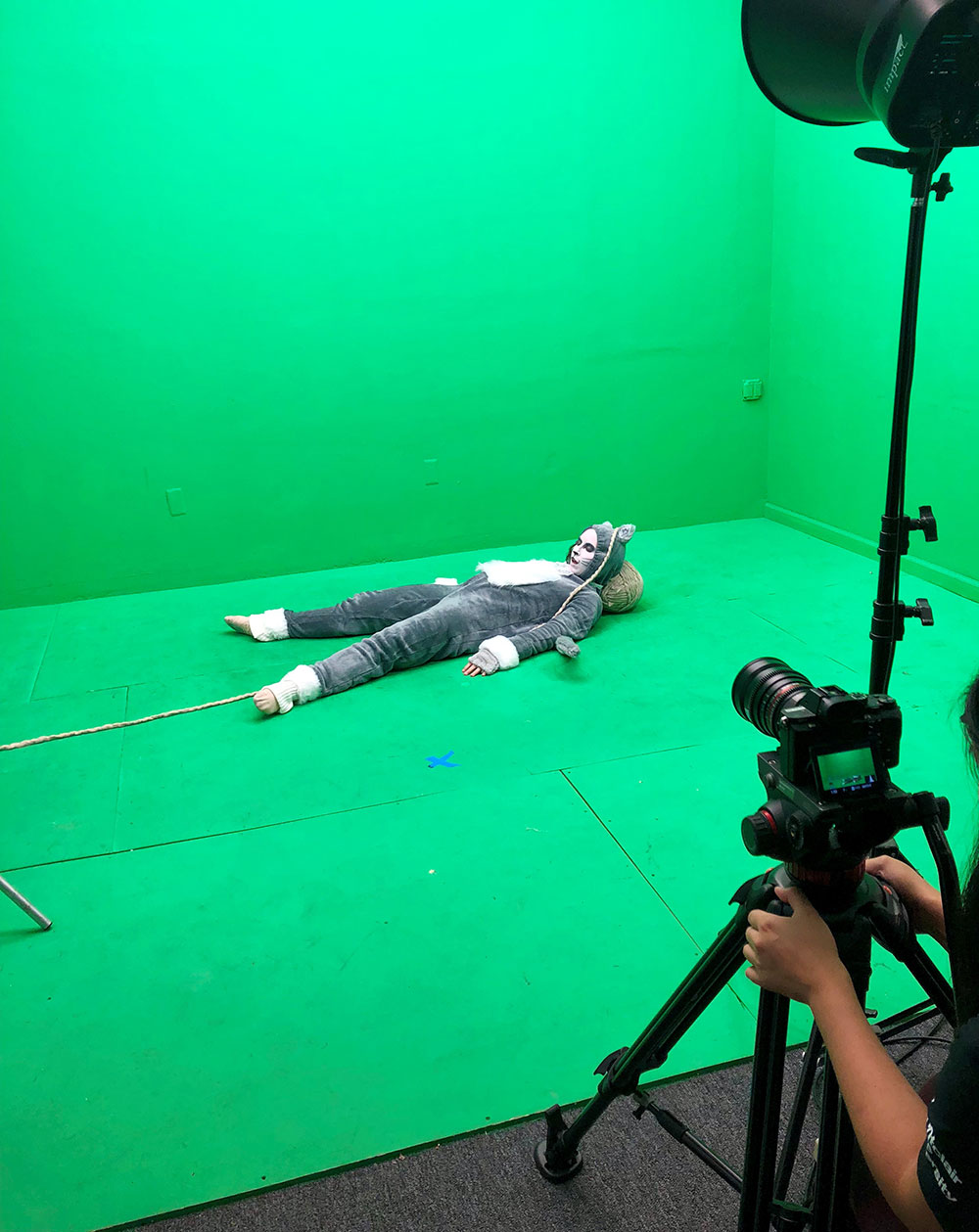 Green Screen On location shoot of Before Talkies