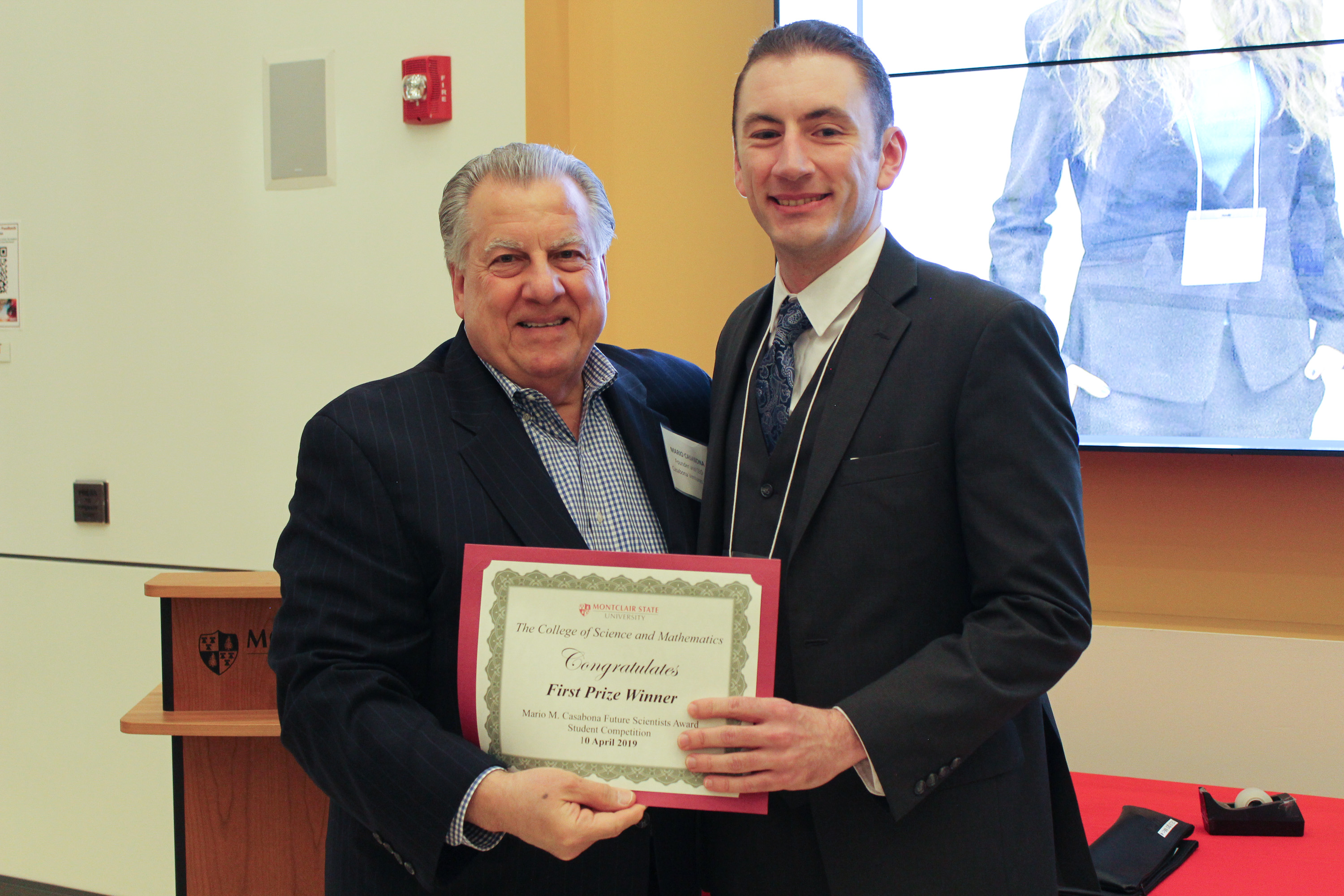 Mario Casabona with Angelo Cirinelli