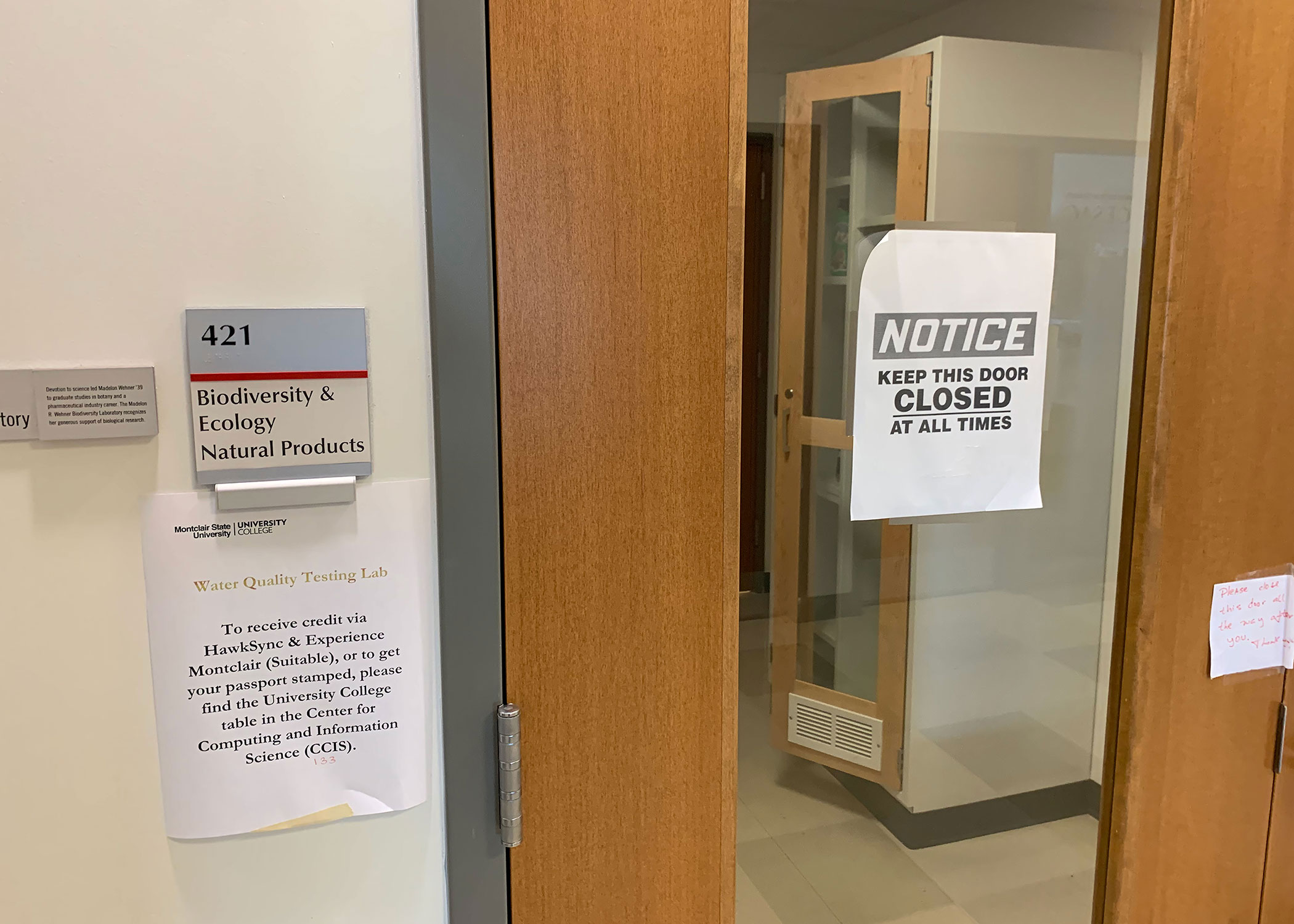 CELS 421 Biodiversity, Ecology and Natural Products lab