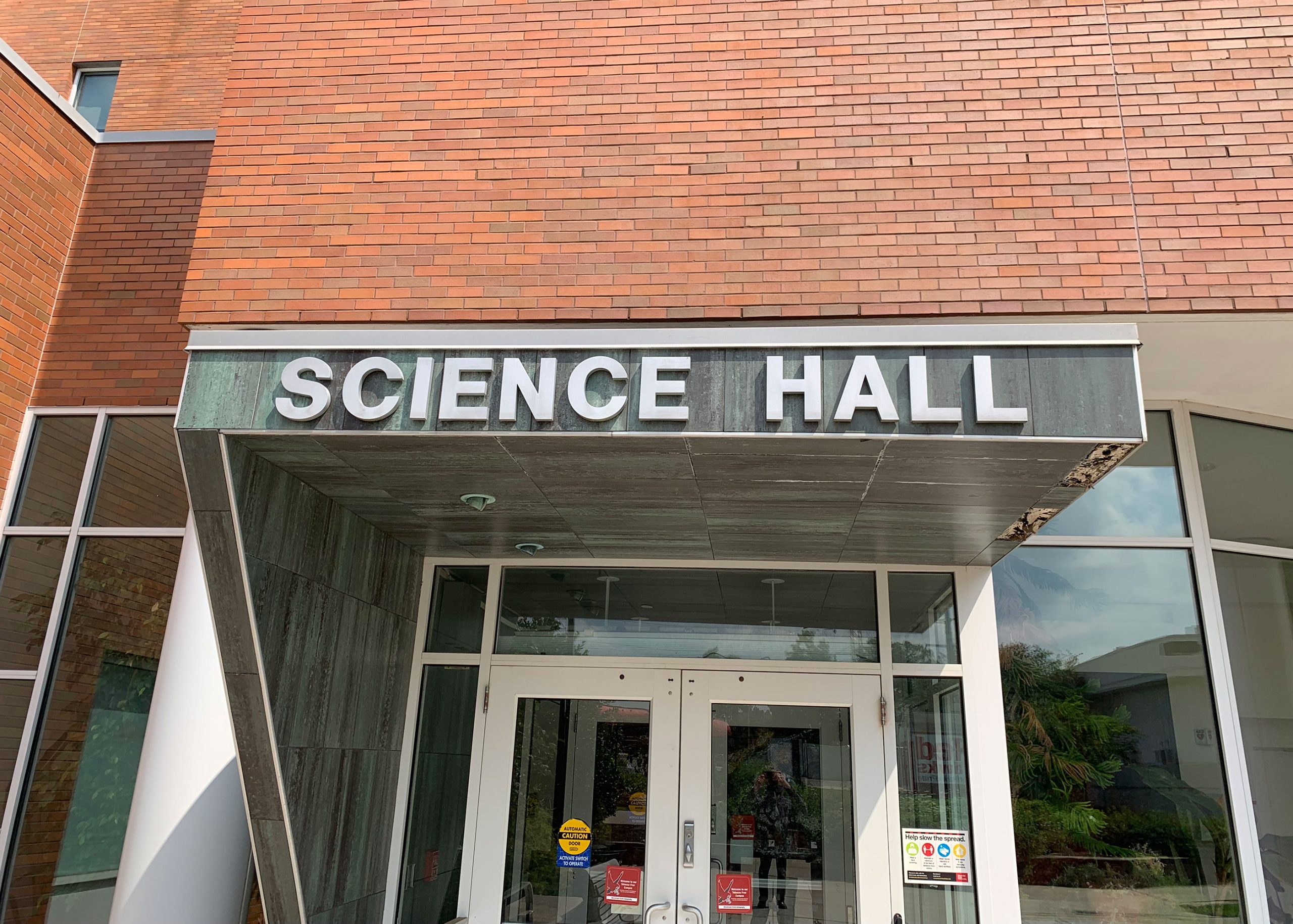 Science Hall entrance