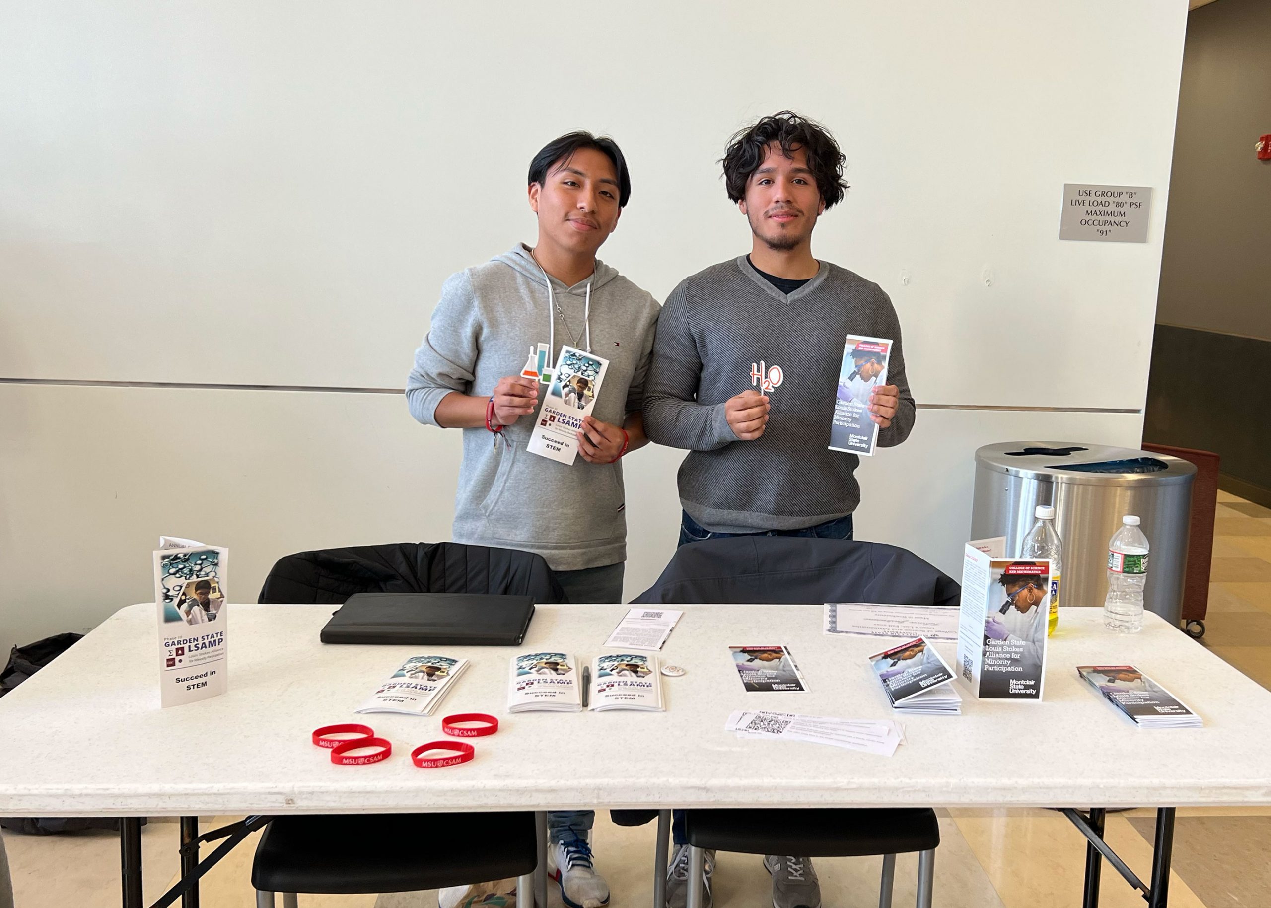 LSAMP table at STEM-Powerment org fair