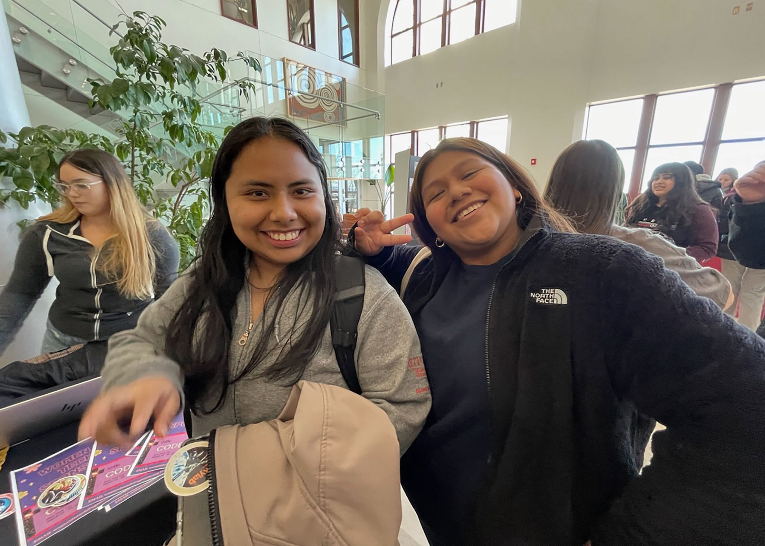 student selfie at STEM-Powerment event