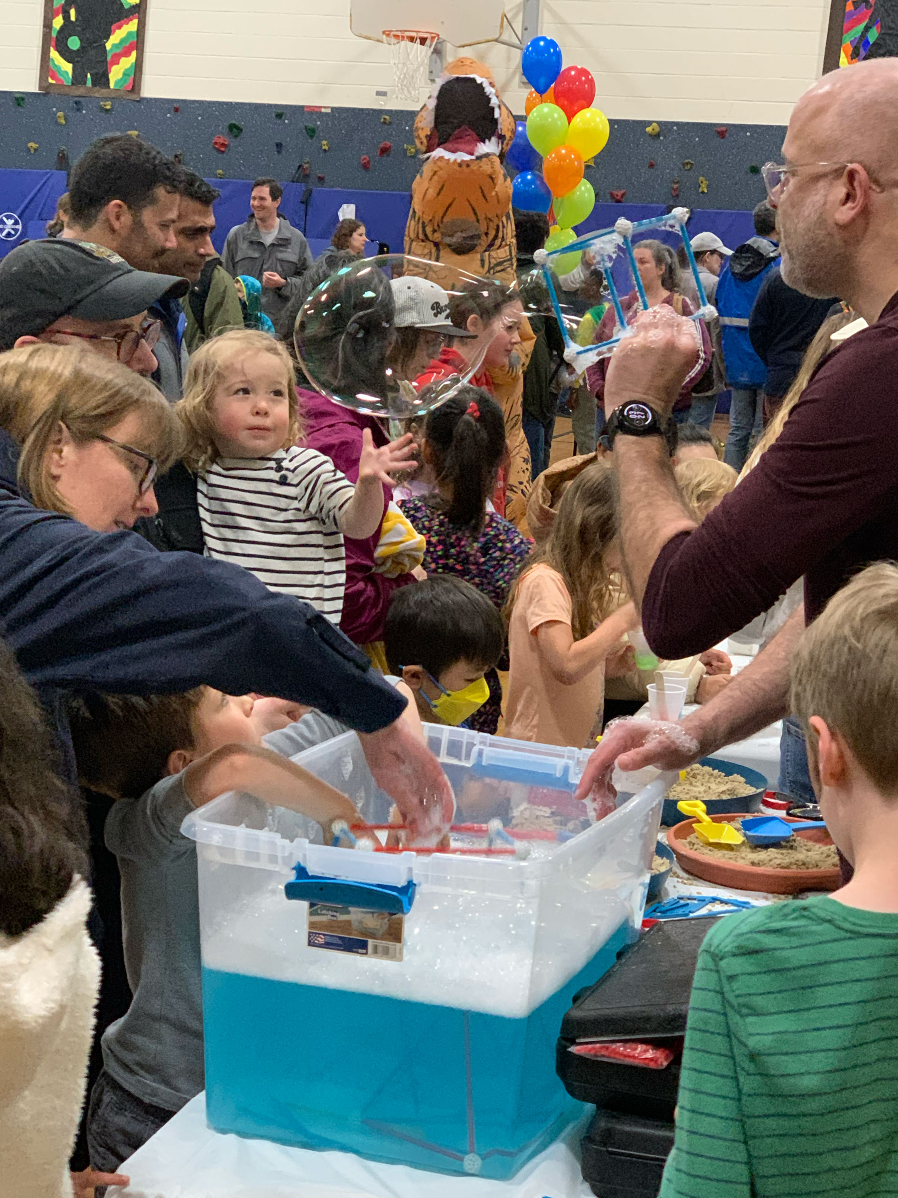 elementary school students at Math table