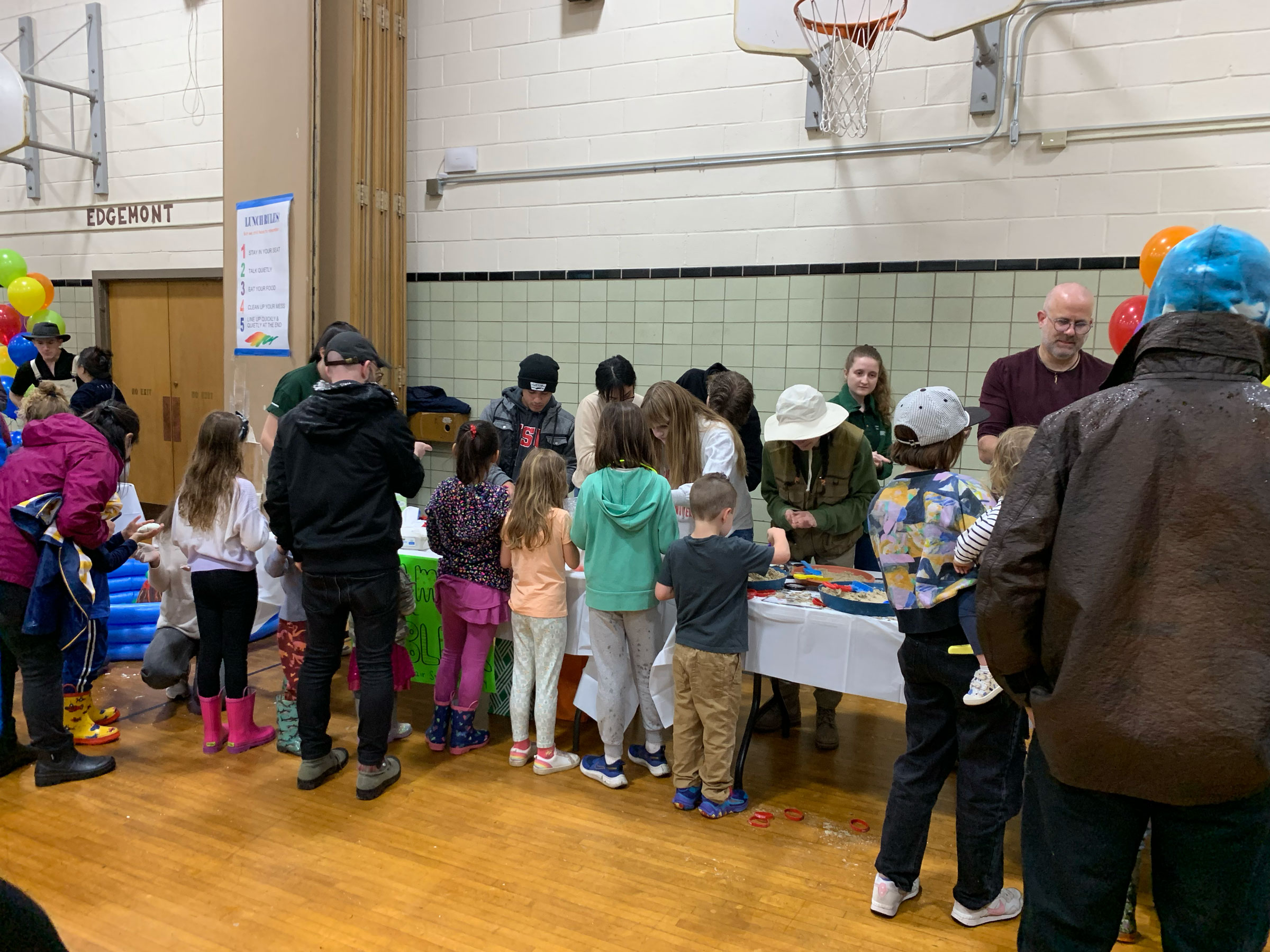 elementary school students at Math table