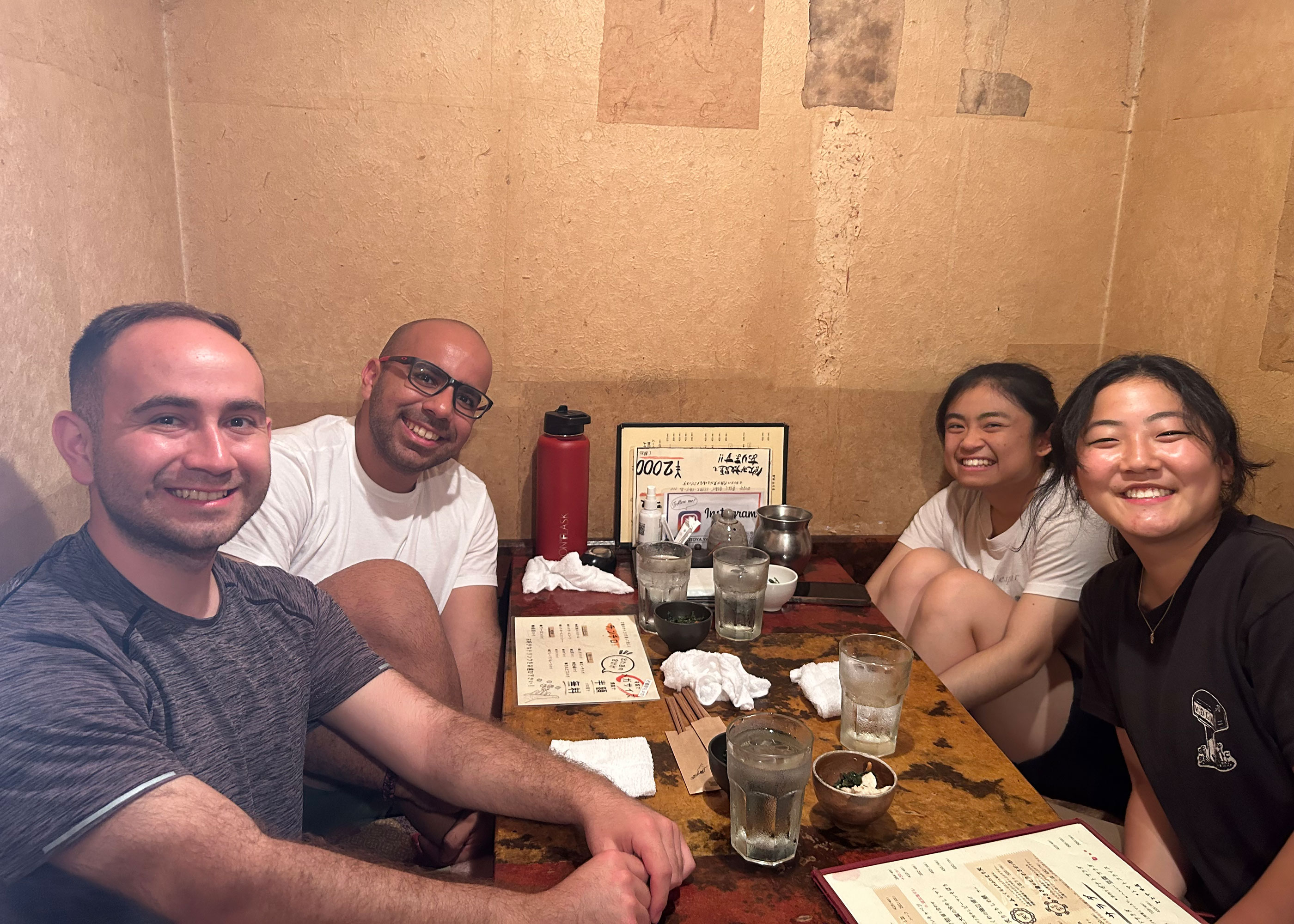 group eating together