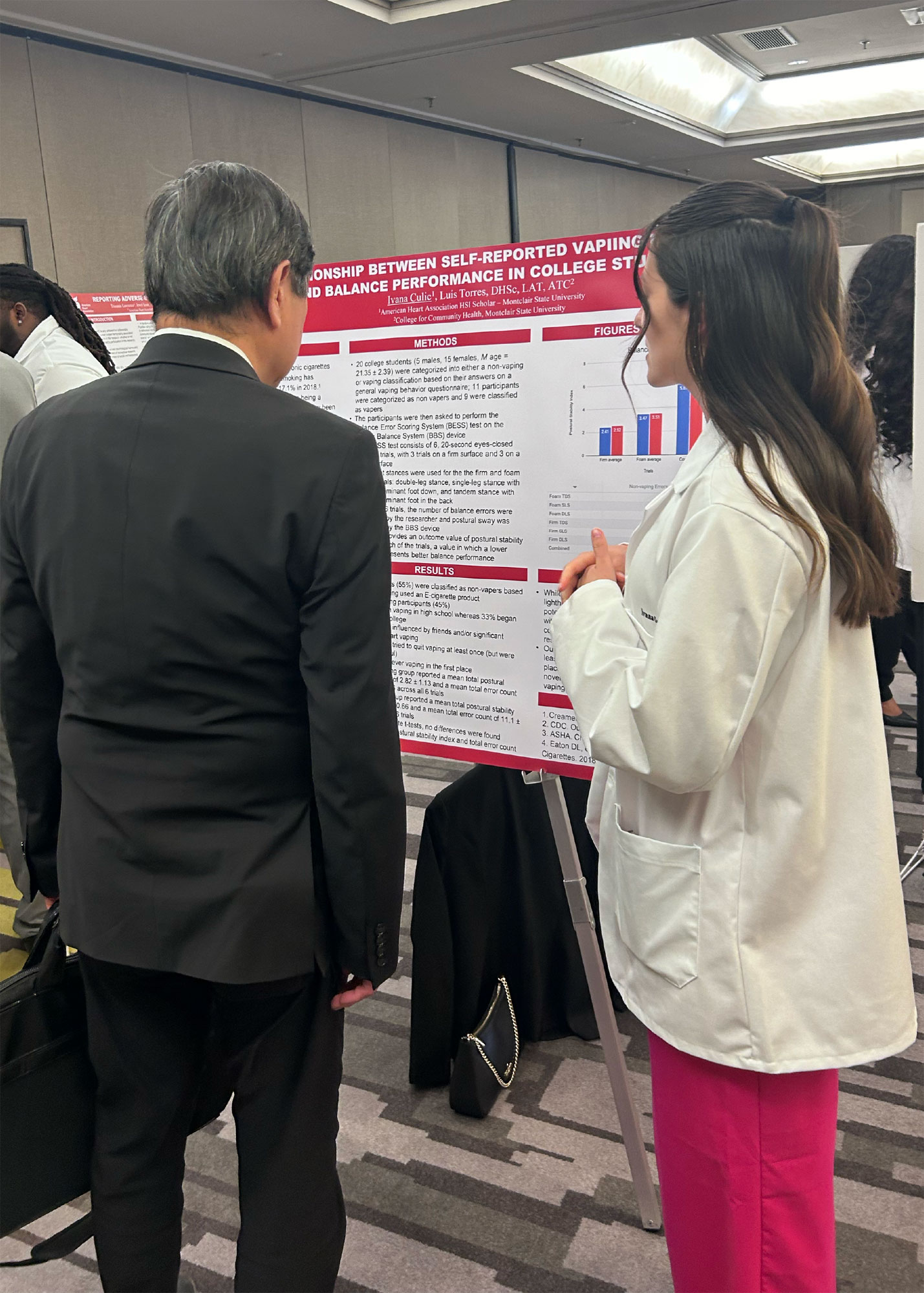 Ivana Culic talking about her poster