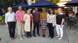 Group shot of Montclair State reps at the summit.
