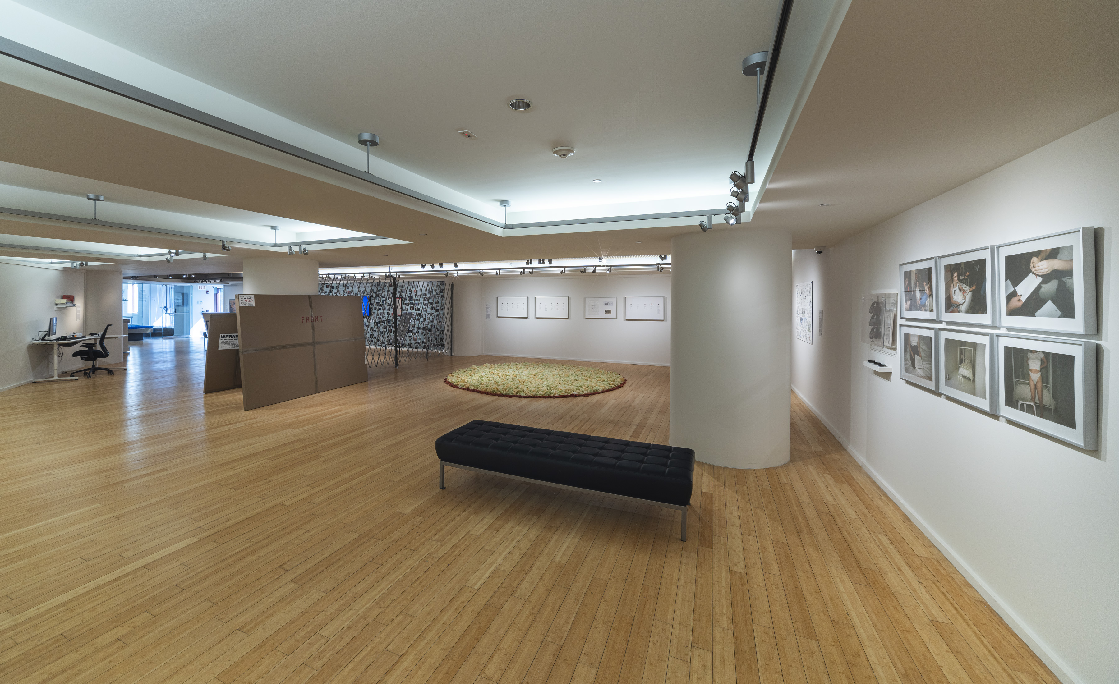 Installation view of the exhibition The Backend