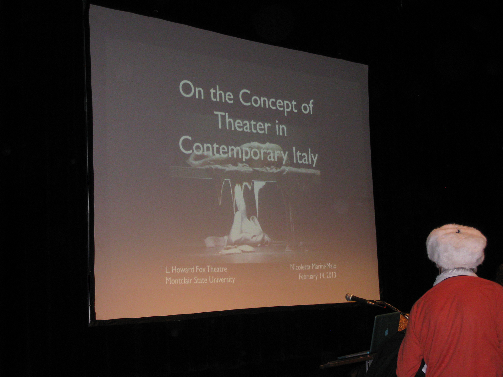 On the concept of Theater in Contemporary italy