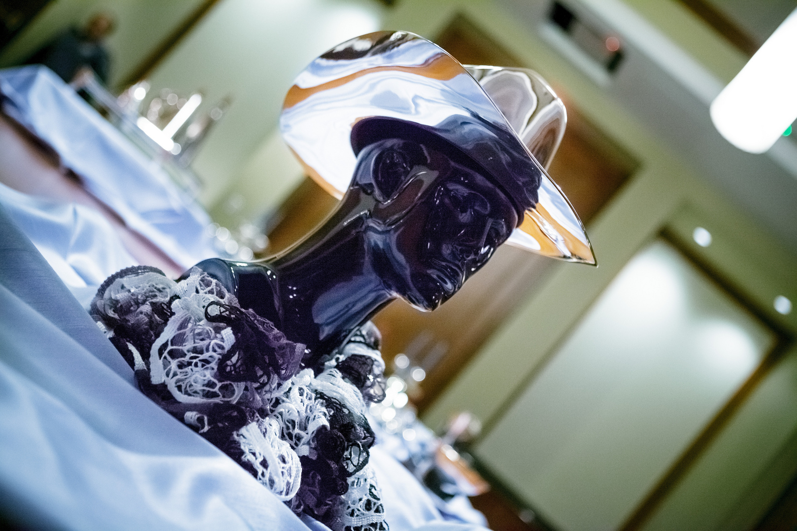 Vitali's silver cowboy hat