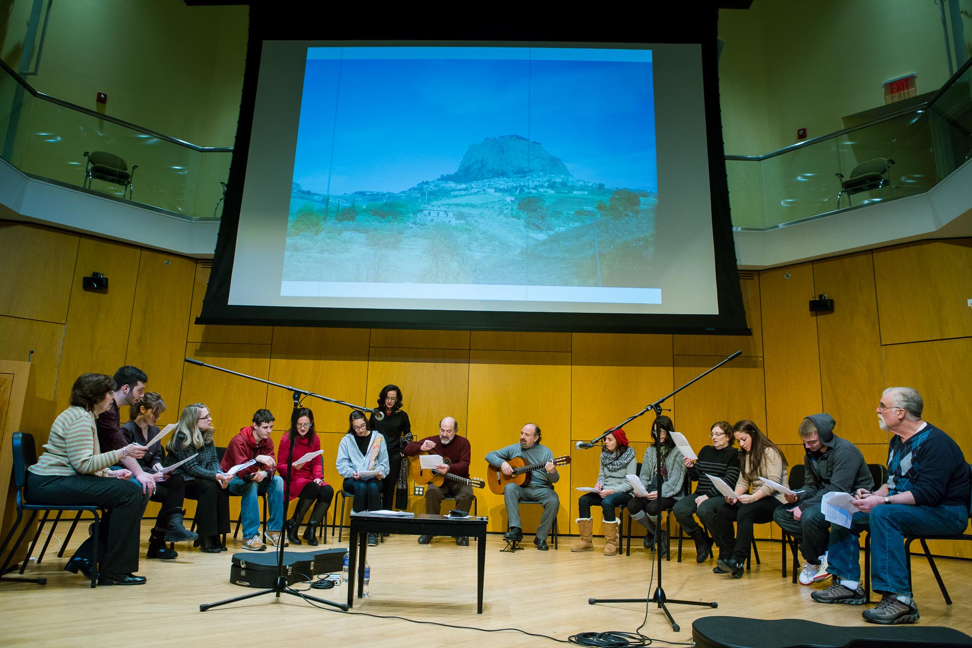 Mancuso Borthers Duo with students of Music and Italian by G. Malpasso
