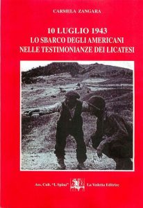 Zangara book Sbarco Testimonianze licatesi