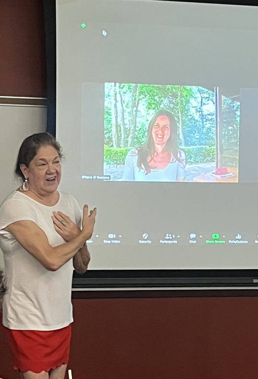 Patti Grunther and Rossana Dall'Armellina