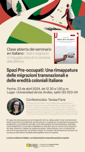 Talk in Bogota flyer