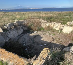 Italian cannon firing position (Siracusa)