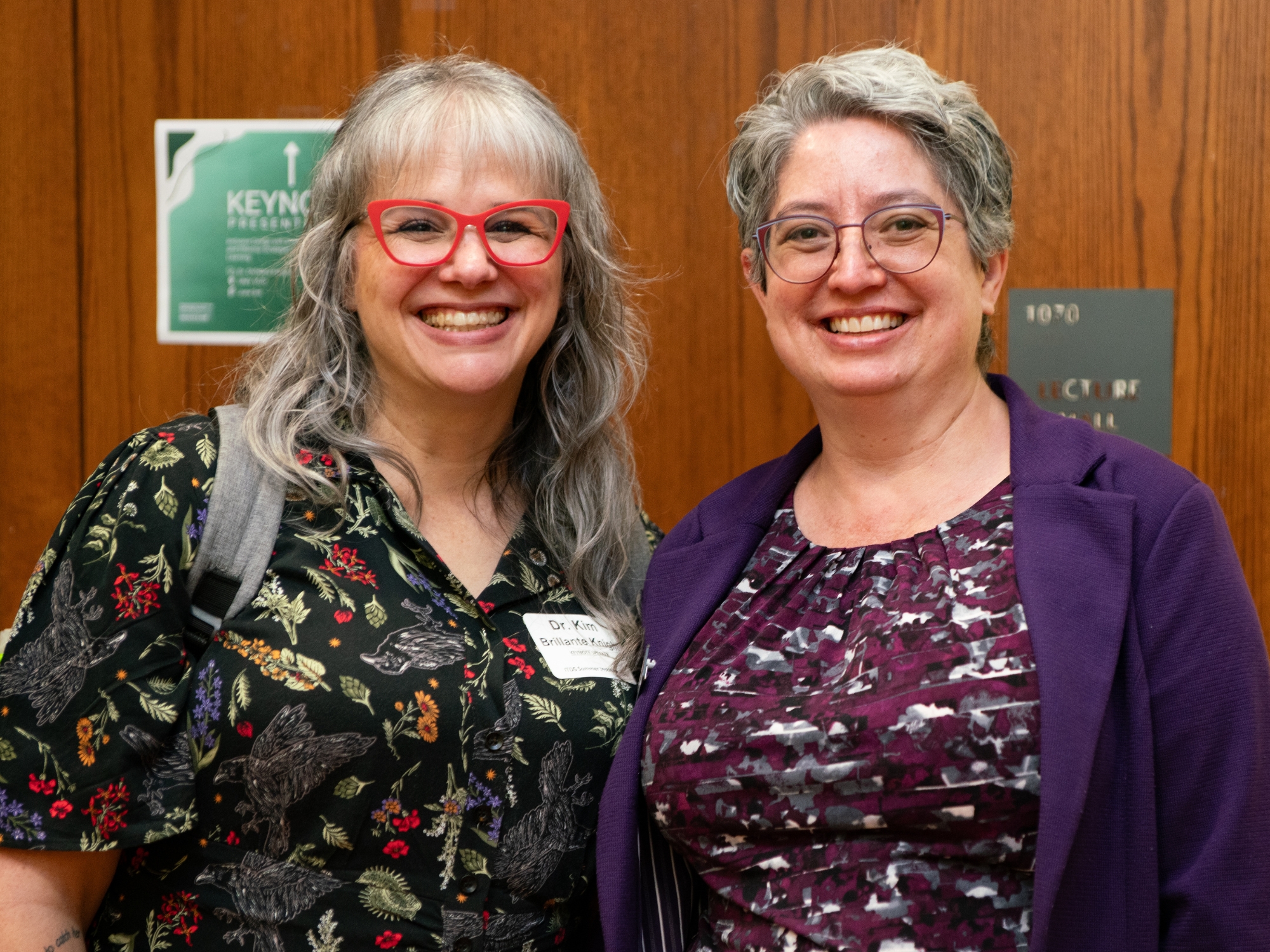 Kim Knight and Jessica Murphy smiling.