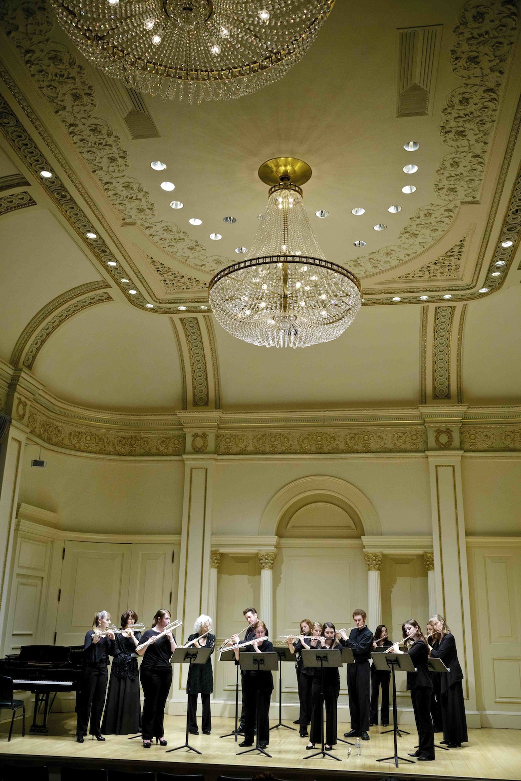 Students and faculty from the John J. Cali School of Music performed at Carnegie Hall last January 12.